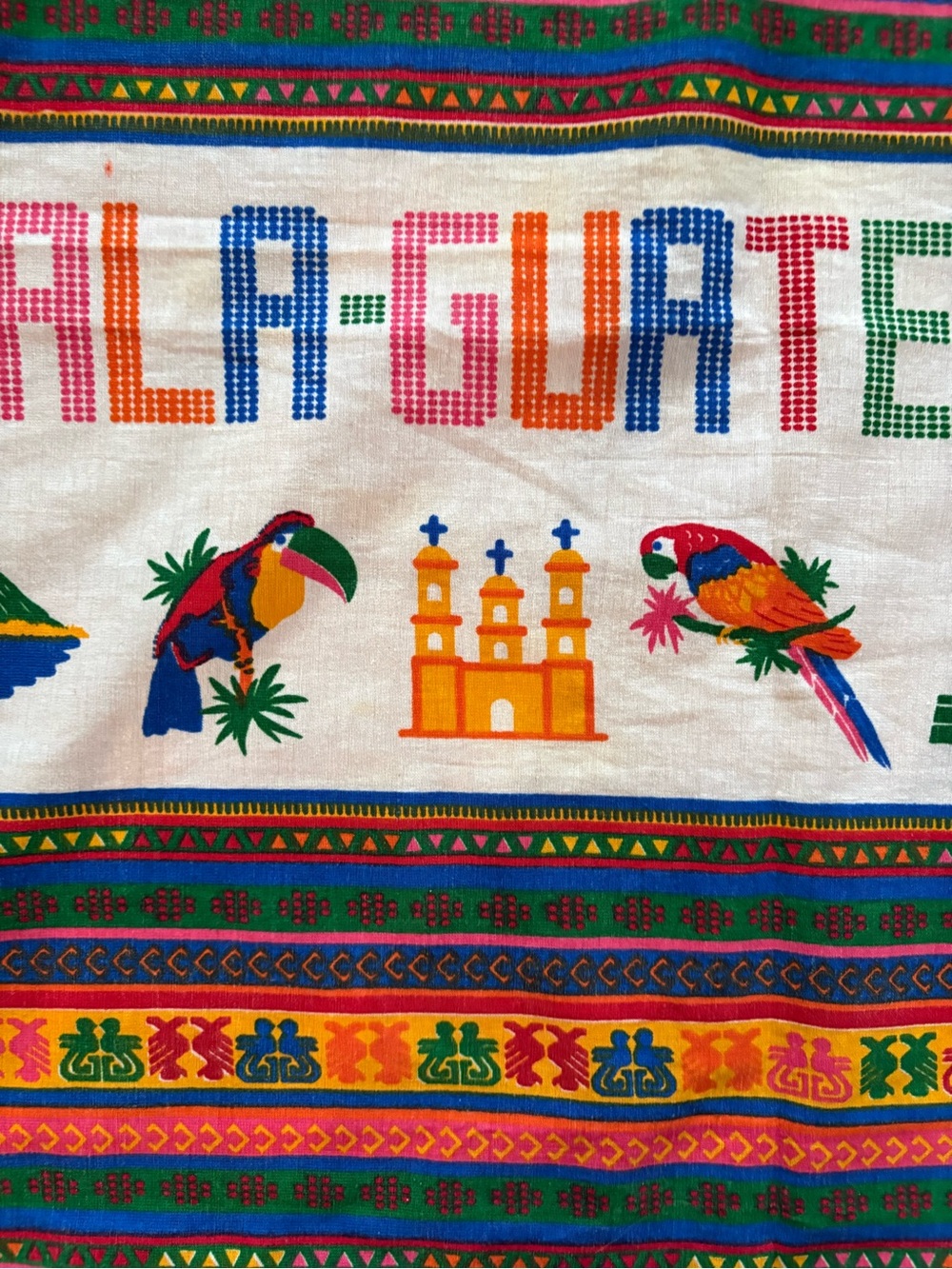 Guatemala Square Tablecloth - Picture 2 of 14